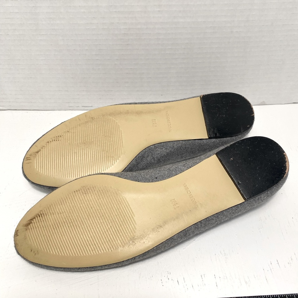 Talbots Georgina Gray Flats with Black Scottie Dog Accent – Women’s Size 7 - Picture 7 of 7